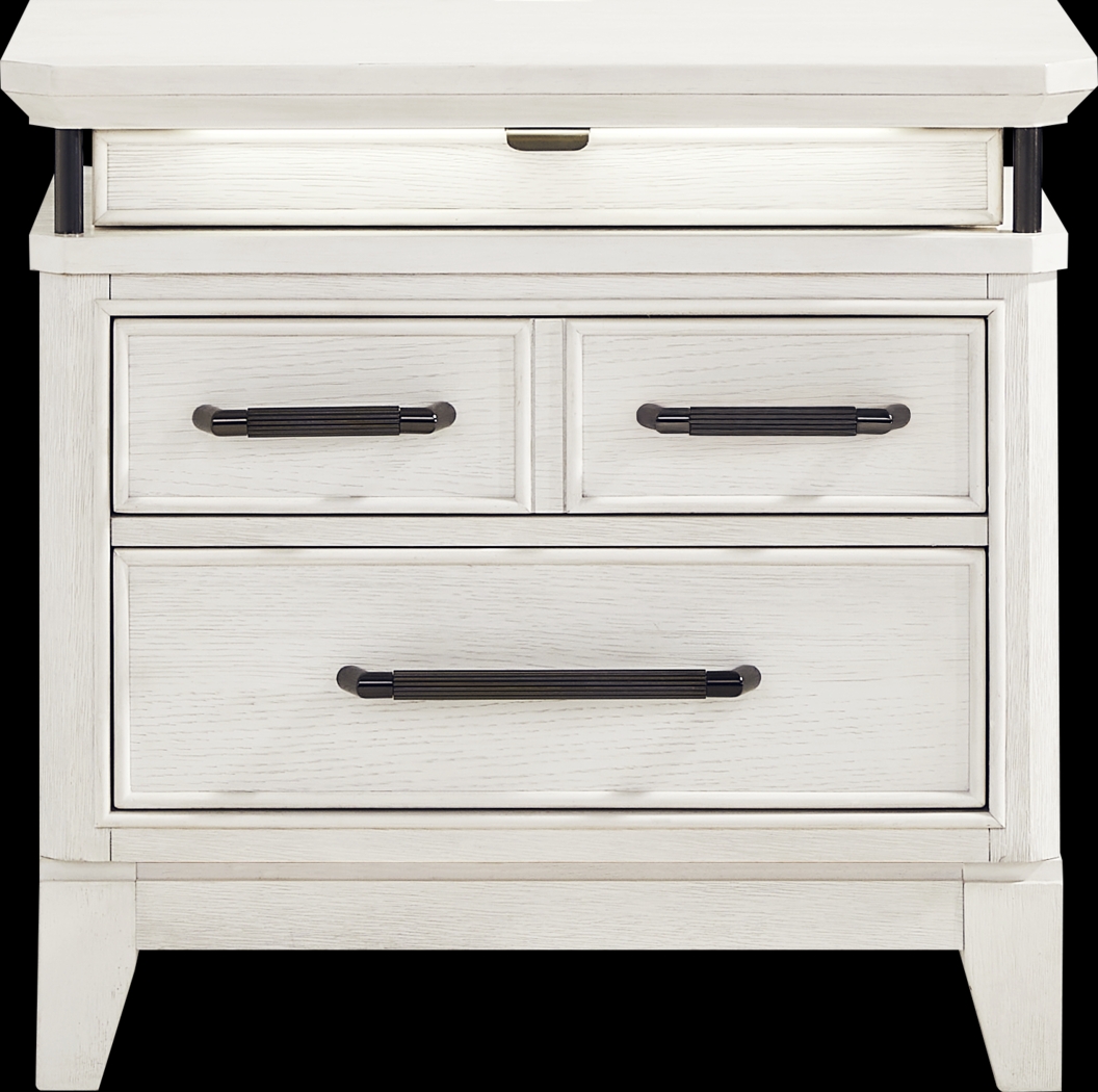 Heiress White Nightstand - Thumbnail - Image 1