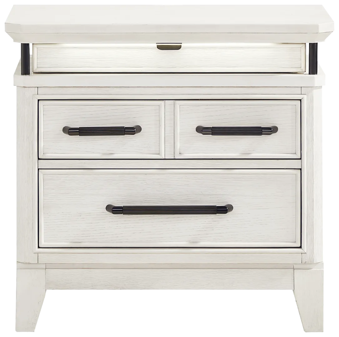 white nightstand