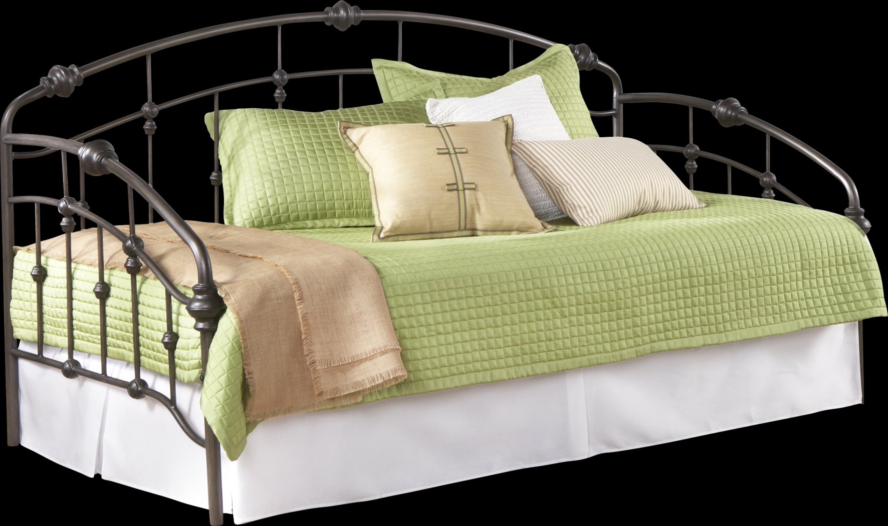 Heirloom Park Pewter Daybed with Trundle - Thumbnail - Image 1