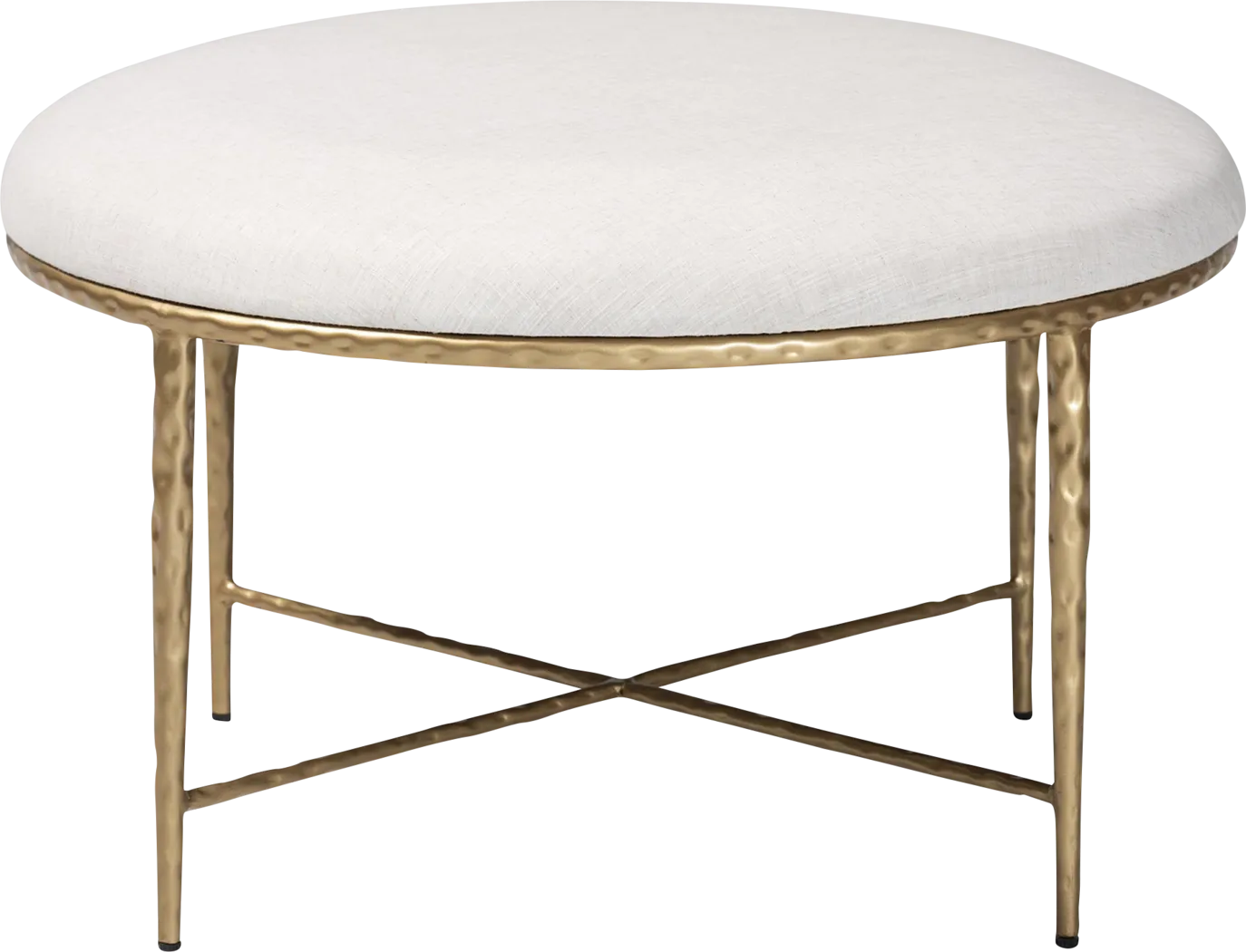 Heiro Ivory/Gold Ottoman - Thumbnail - Image 6