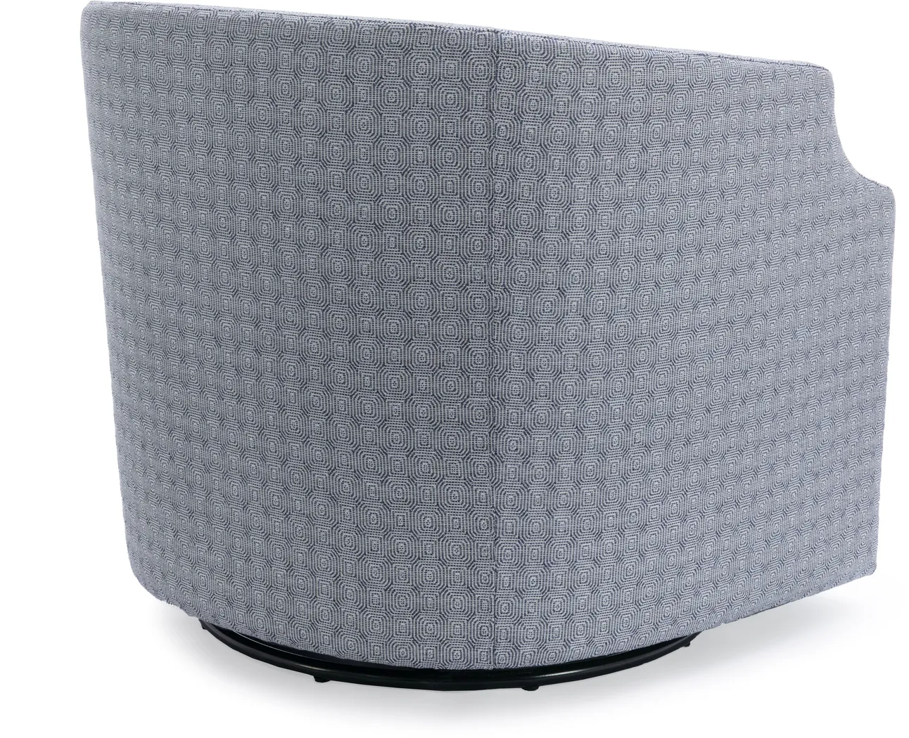 Hekau Blue Swivel Chair - Thumbnail - Image 5