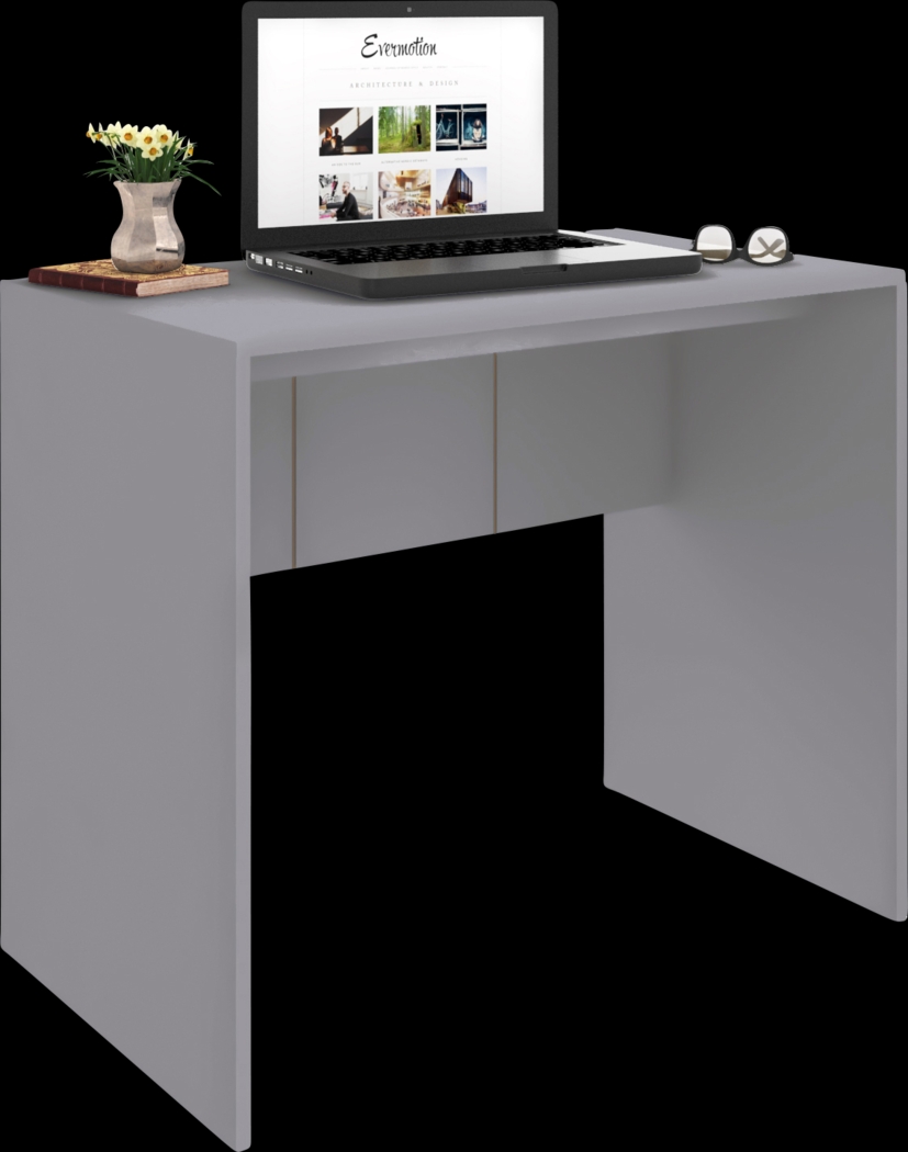 Helaman Gray Desk - Thumbnail - Image 2