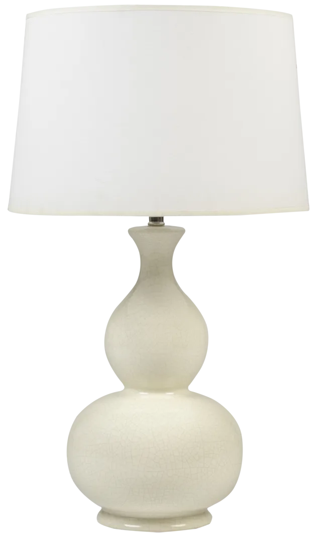 white table lamp