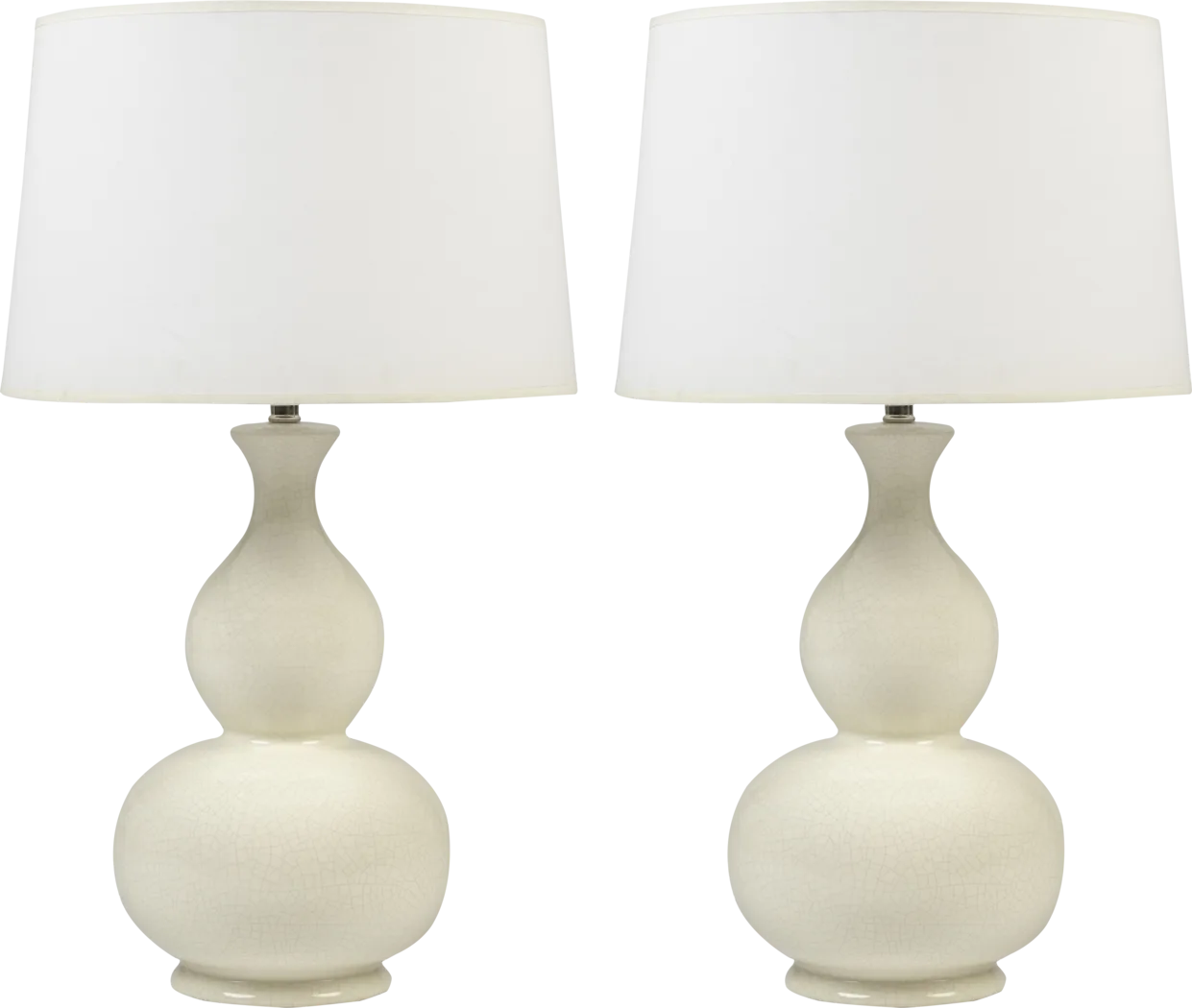 Helena Eggshell Table Lamp Set of 2 - Thumbnail - Image 1