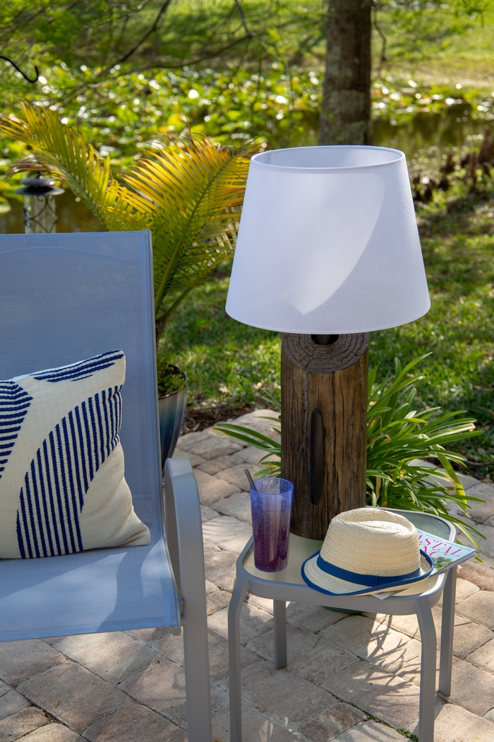 Helena Island Brown Outdoor Table Lamp - Thumbnail - Image 4