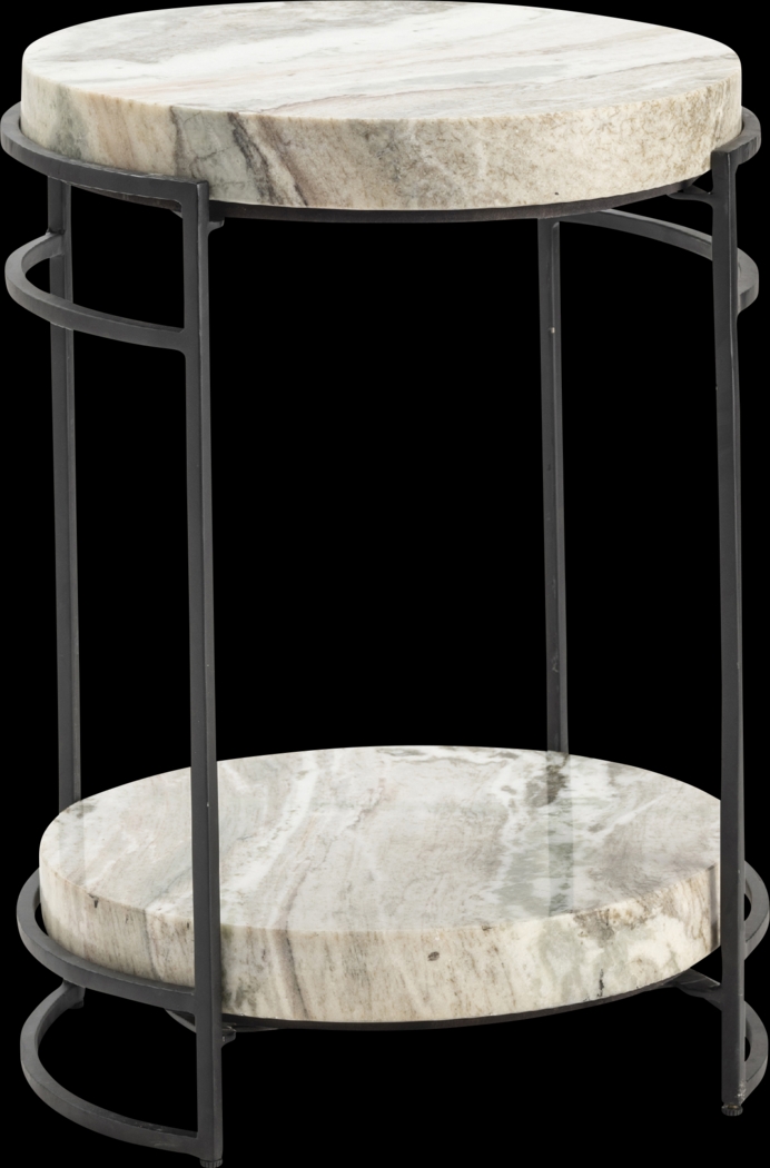 Helenanne White Accent Table - Thumbnail - Image 1