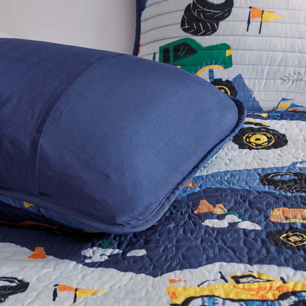 Helge Blue Queen Quilt Set - Thumbnail - Image 5