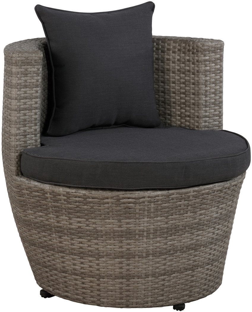 Helican Gray 3 Pc Outdoor Seating Set - Thumbnail - Image 2