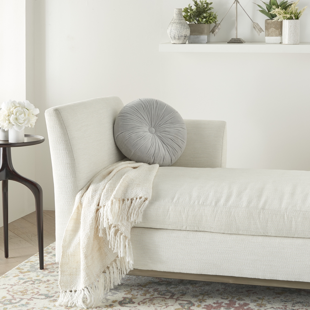 Helio Light Gray Accent Pillow - Thumbnail - Image 2