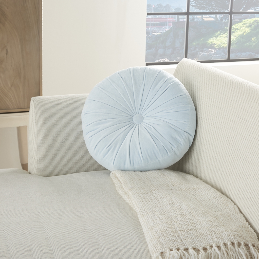 Helio Sky Blue Accent Pillow - Thumbnail - Image 3