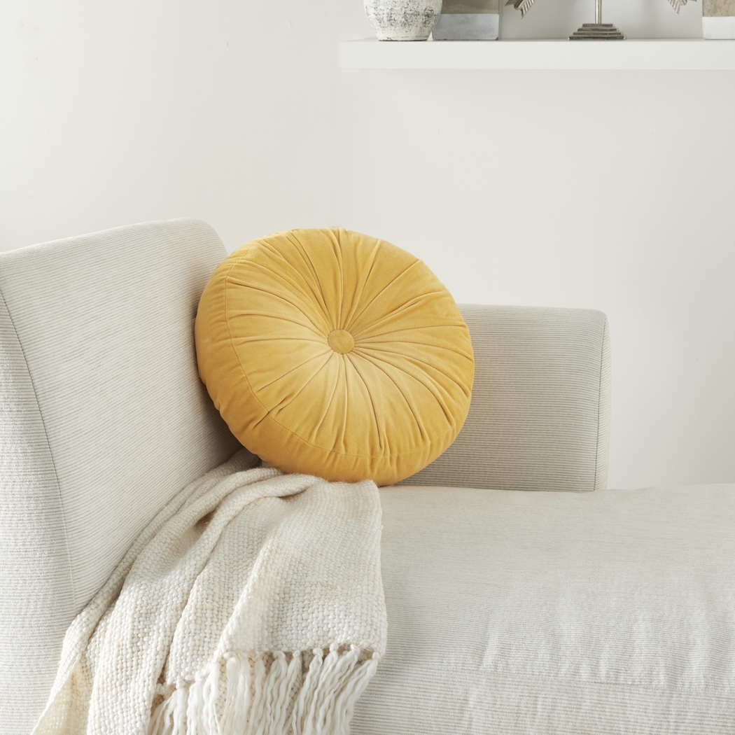 Helio Yellow Accent Pillow - Thumbnail - Image 3