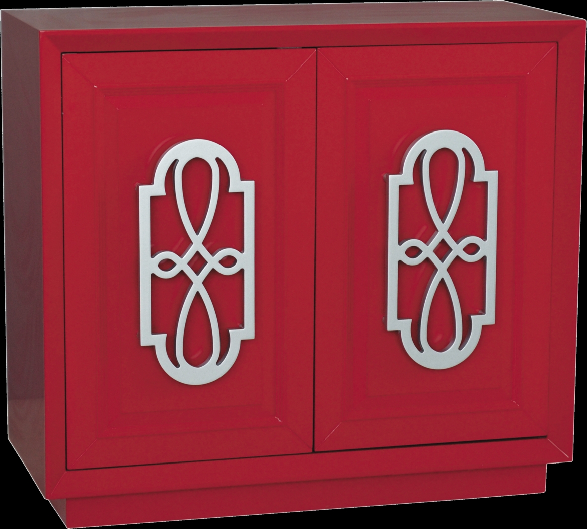 Helix Red Accent Cabinet - Thumbnail - Image 1