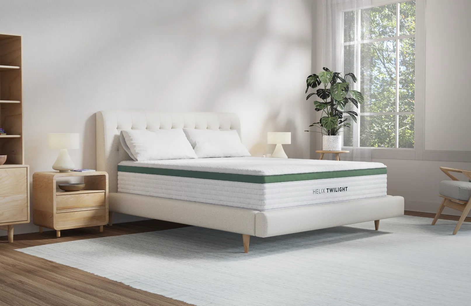 Helix Twilight Queen Mattress Set with Head Up Only Base - Image 5