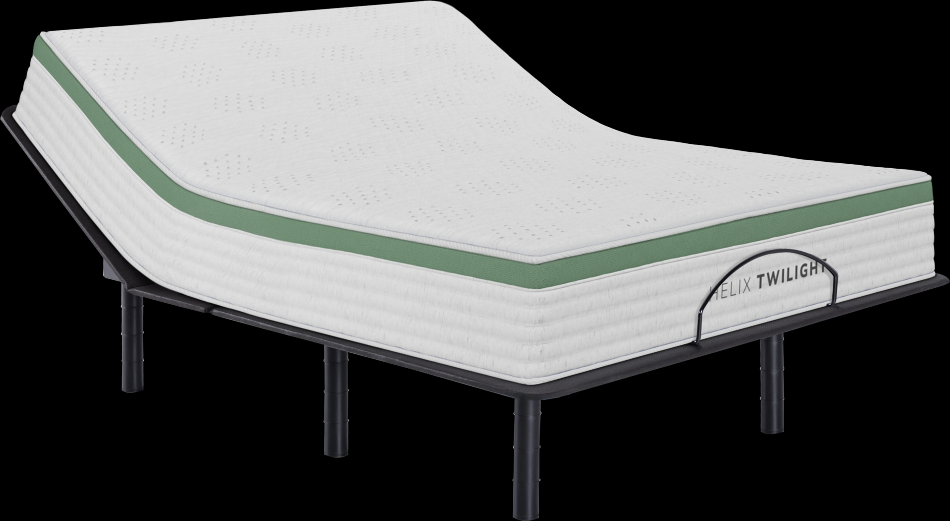 Helix Twilight Split King Mattress Set with Head Up Only Base - Thumbnail - Image 1
