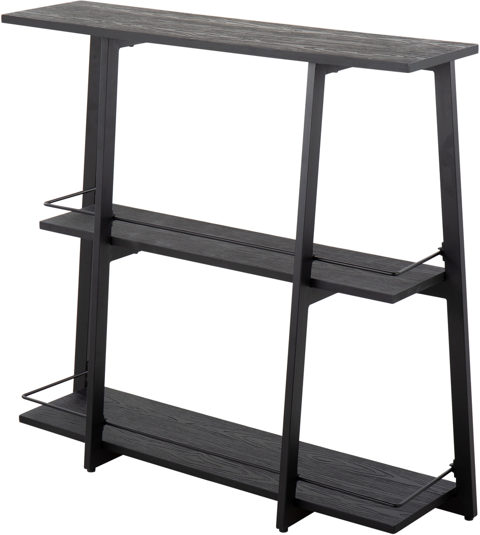 Helmken Black Bookcase - Thumbnail - Image 3