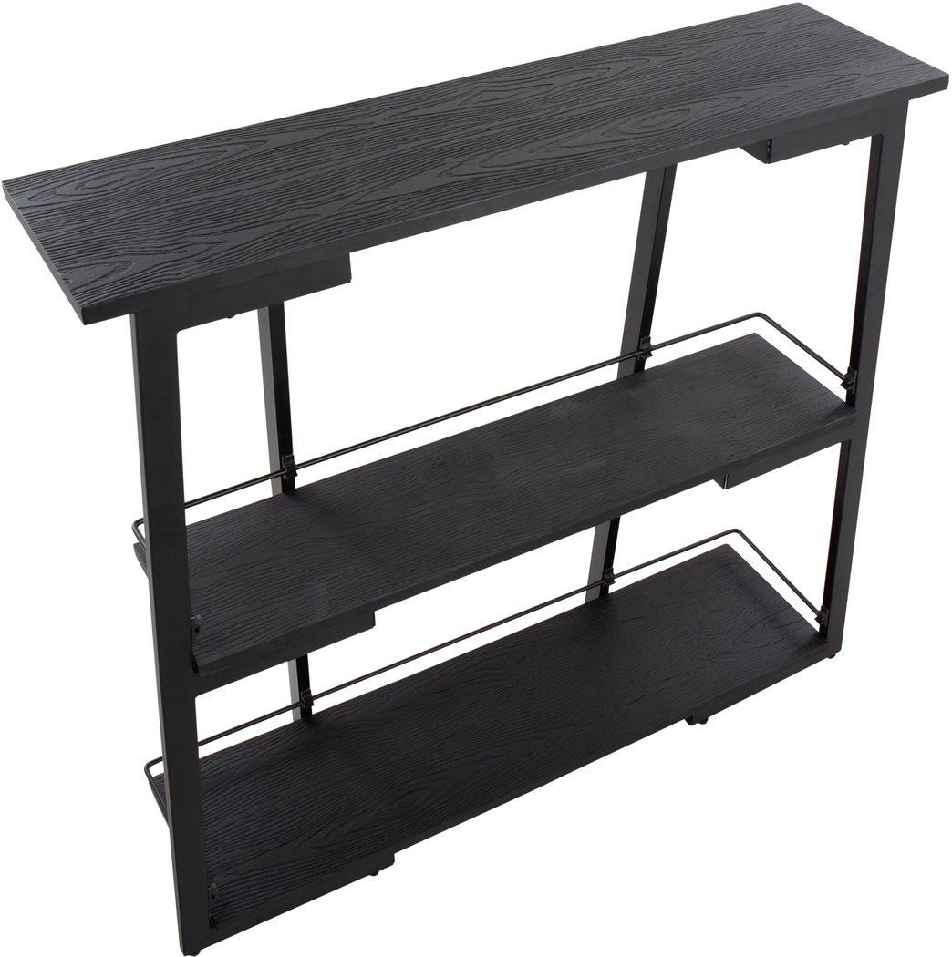 Helmken Black Bookcase - Thumbnail - Image 6