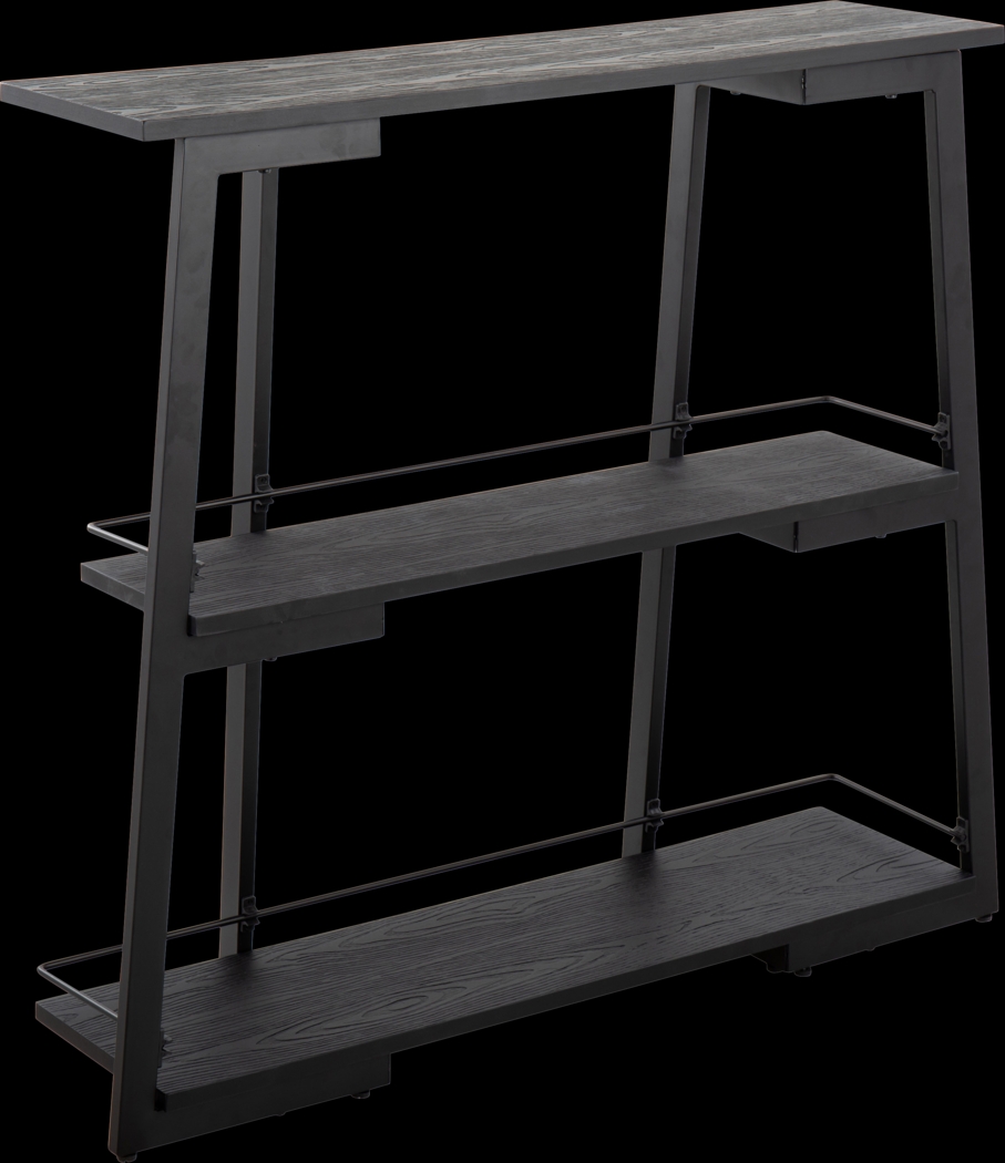 Helmken Black Bookcase - Thumbnail - Image 1