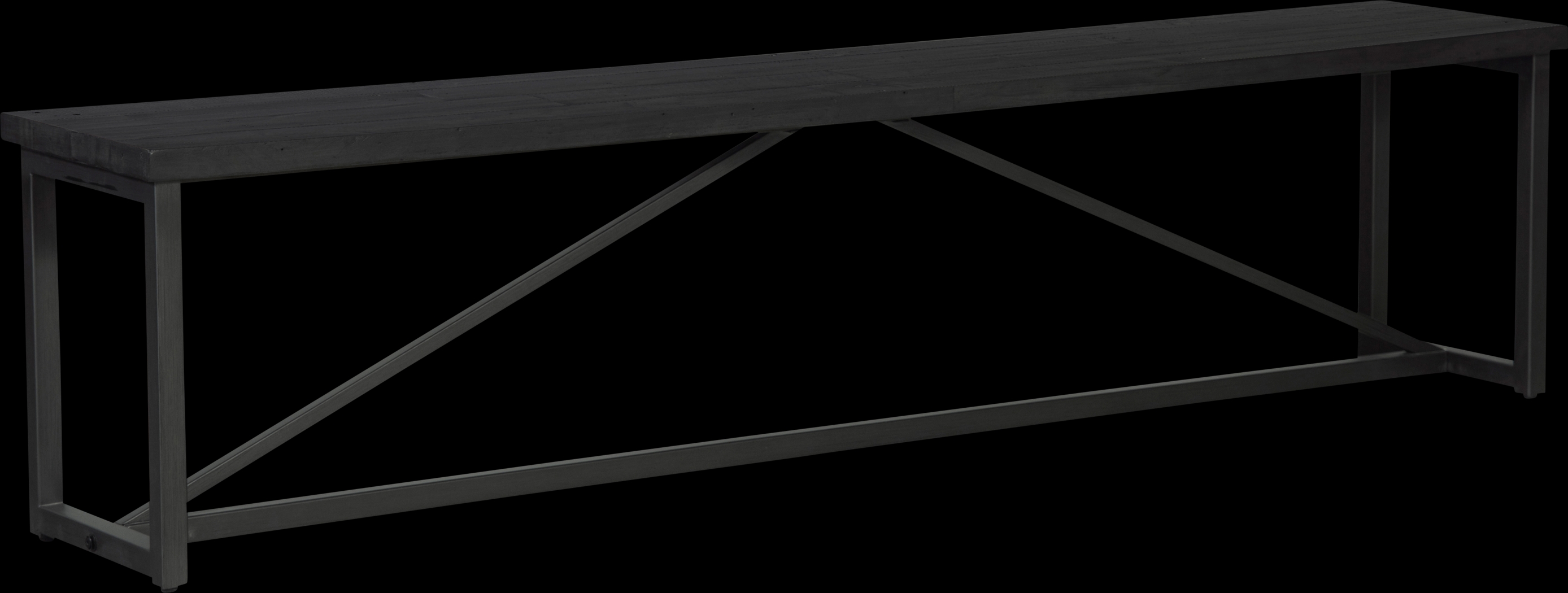 Helmwood Black Bench - Thumbnail - Image 2