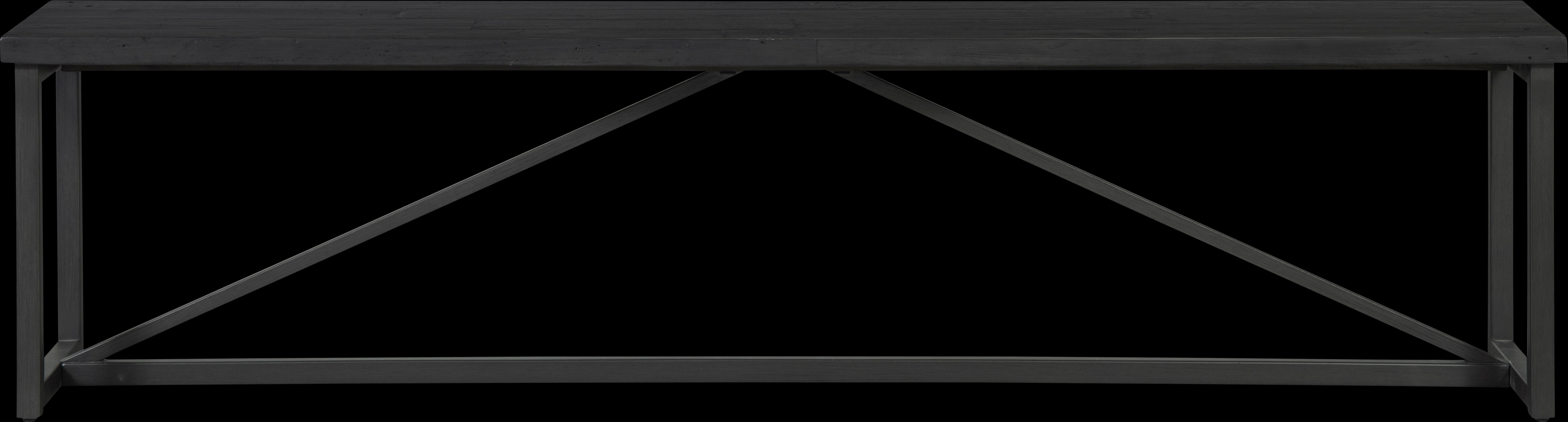 Helmwood Black Bench - Thumbnail - Image 1