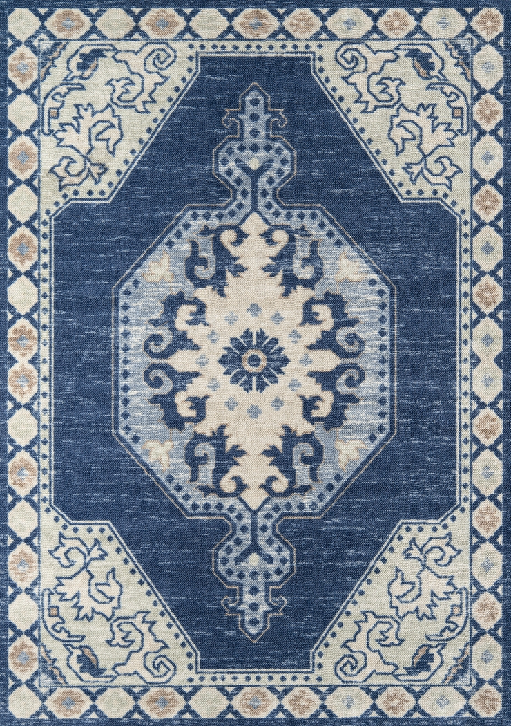 Helna Blue 5'3 x 7'6 Rug - Thumbnail - Image 1