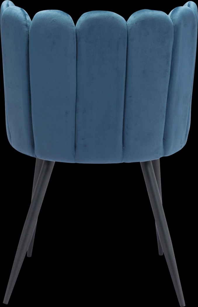 Heloise Blue Side Chair - Thumbnail - Image 4