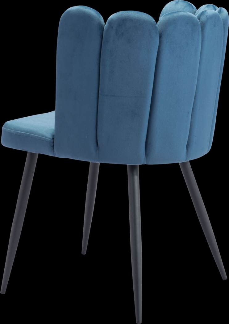 Heloise Blue Side Chair - Thumbnail - Image 5
