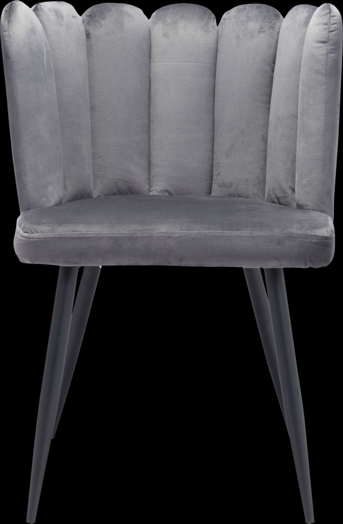 Heloise Gray Side Chair - Thumbnail - Image 3