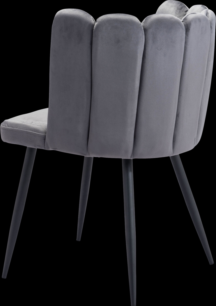 Heloise Gray Side Chair - Thumbnail - Image 5