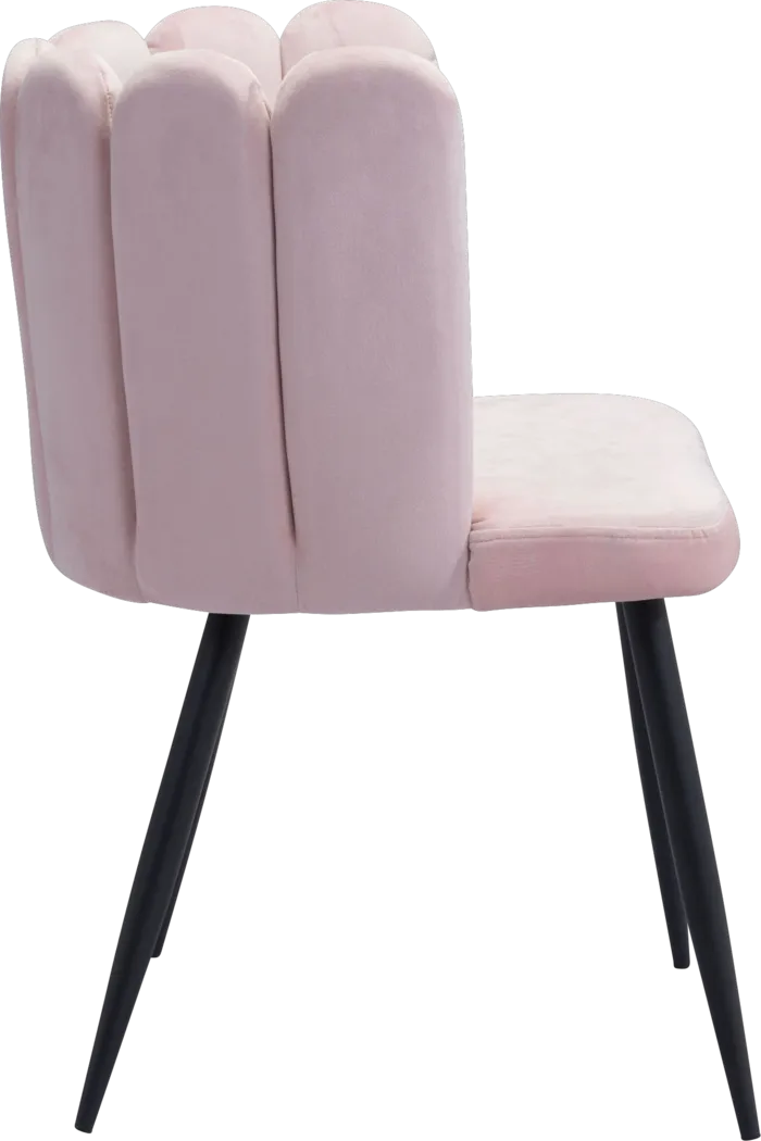 Heloise Pink Side Chair - Thumbnail - Image 2