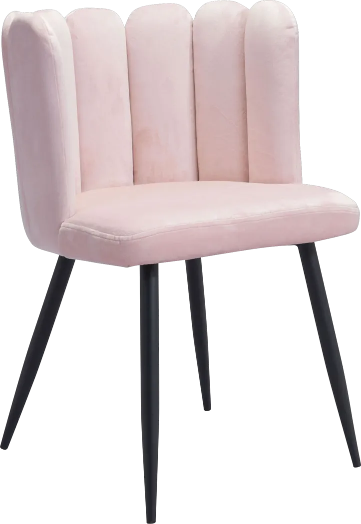 Heloise Pink Side Chair - Thumbnail - Image 1