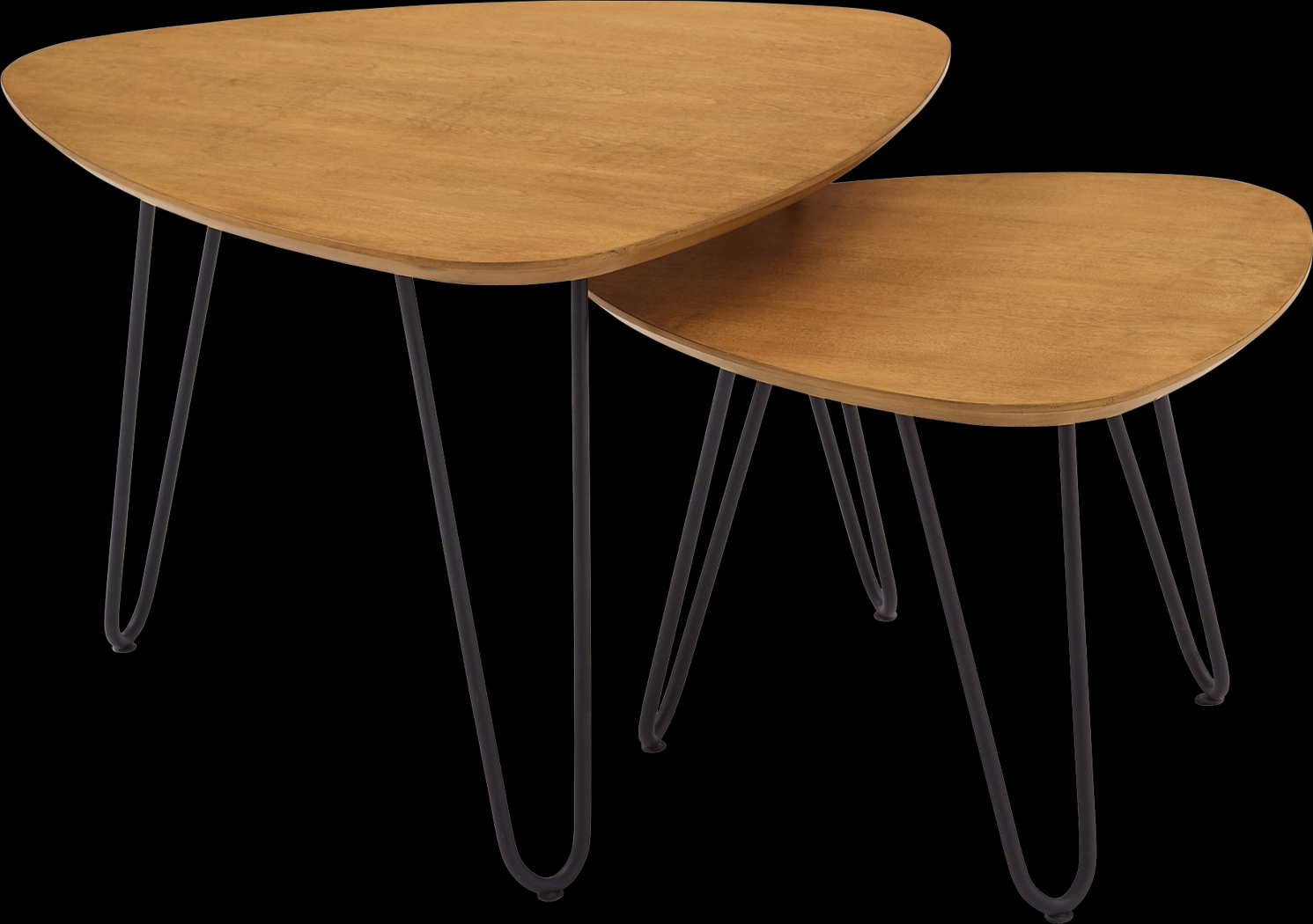 Helsem Oak Nesting Cocktail Table, Set of 2 - Thumbnail - Image 1