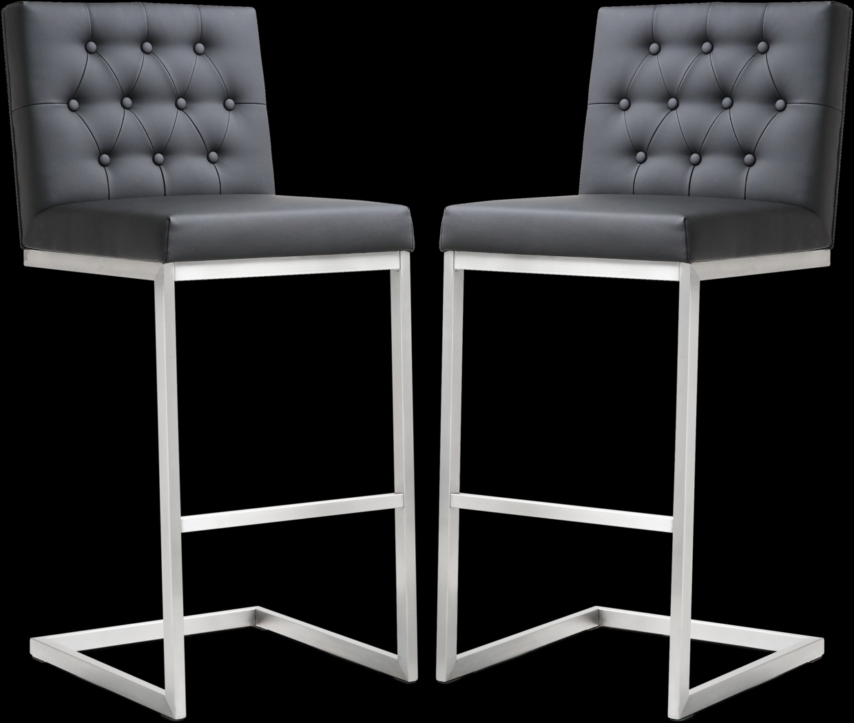 Helsinki Black Barstools (Set of 2) - Thumbnail - Image 1
