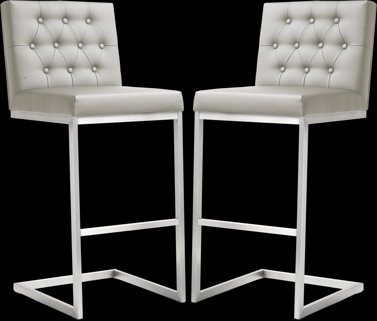 Helsinki Light Gray Barstools (Set of 2) - Thumbnail - Image 1