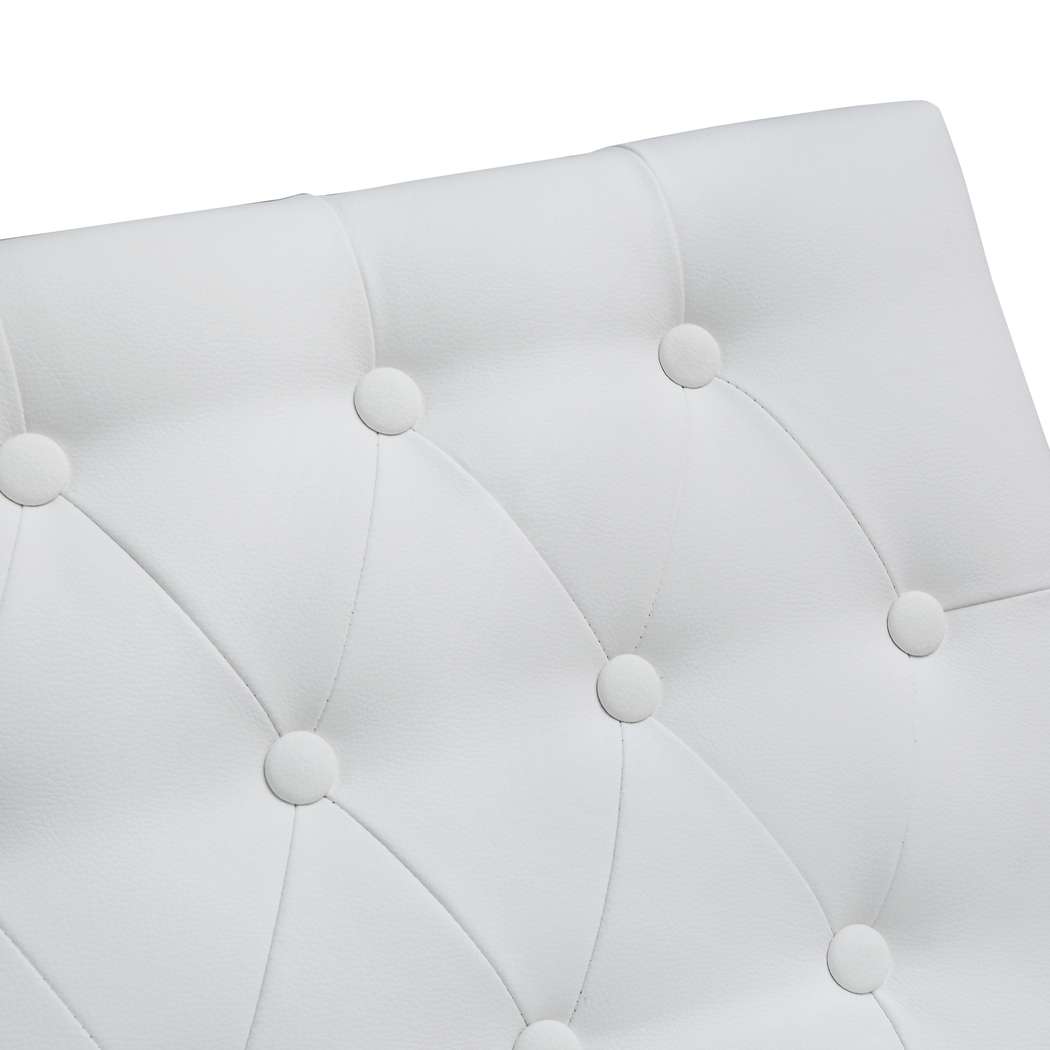 Helsinki White Barstool, Set of 2 - Thumbnail - Image 2