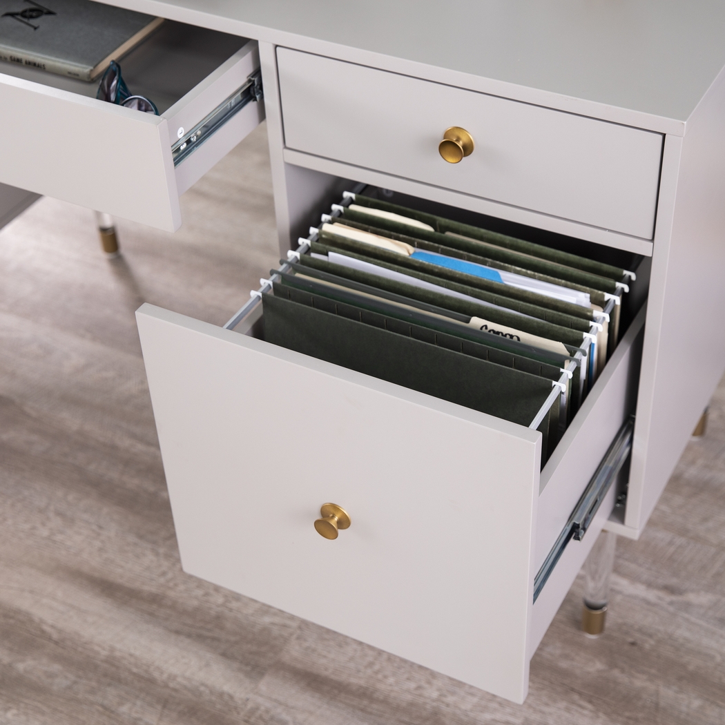 Helston Way Gray Desk - Thumbnail - Image 6