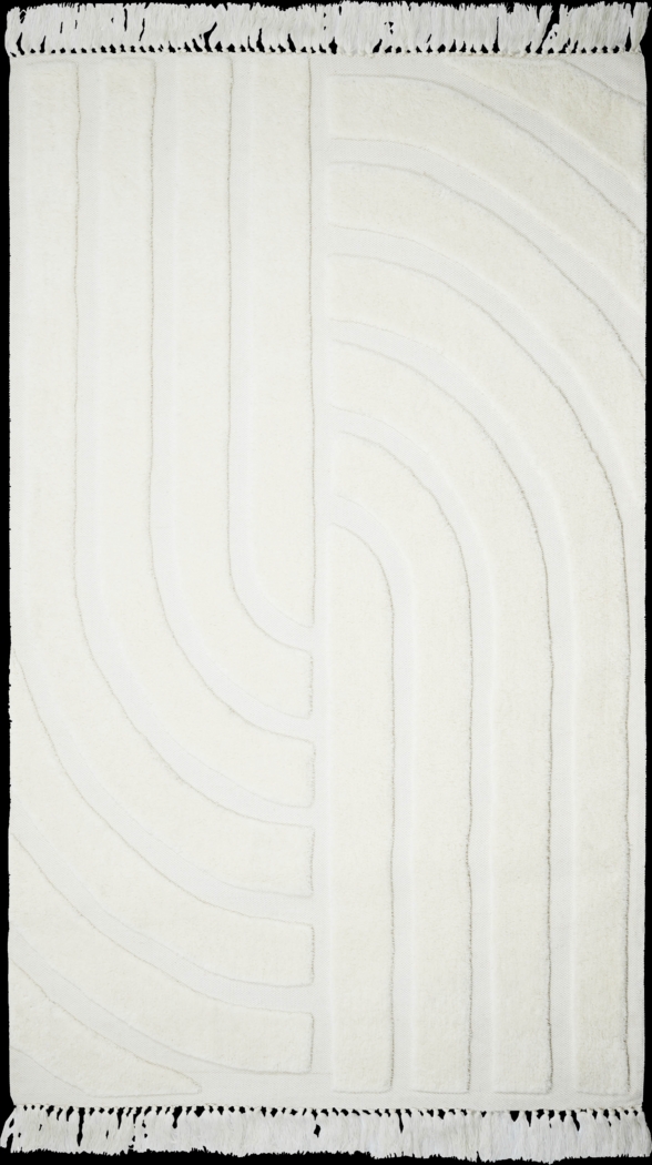 Hemdale White 5' x 8' Rug - Thumbnail - Image 1