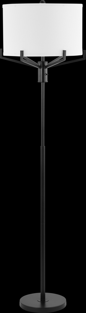 Hemlock Isle Black Floor Lamp - Thumbnail - Image 1