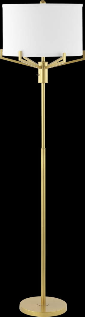 Hemlock Isle Gold Floor Lamp - Thumbnail - Image 1