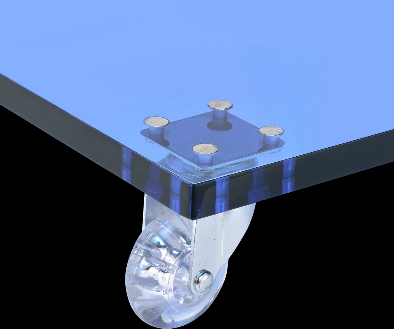 Hemperly Blue Accent Table - Thumbnail - Image 2