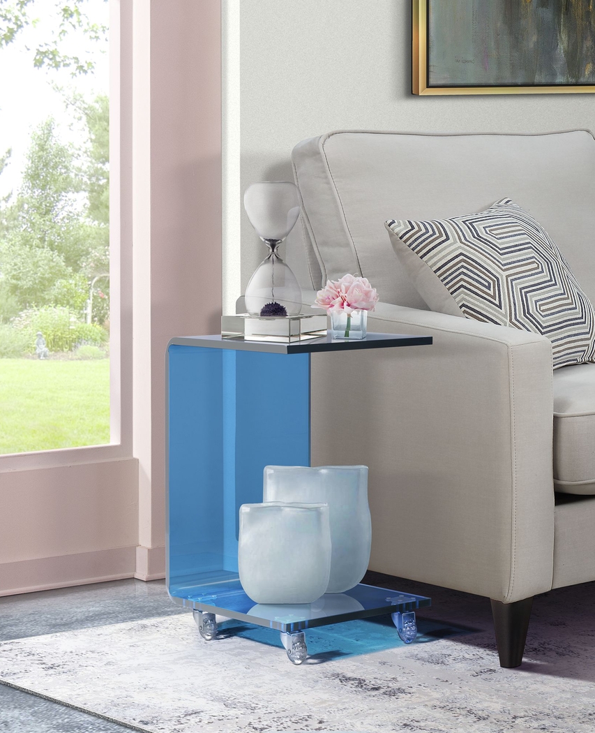 Hemperly Blue Accent Table - Thumbnail - Image 6