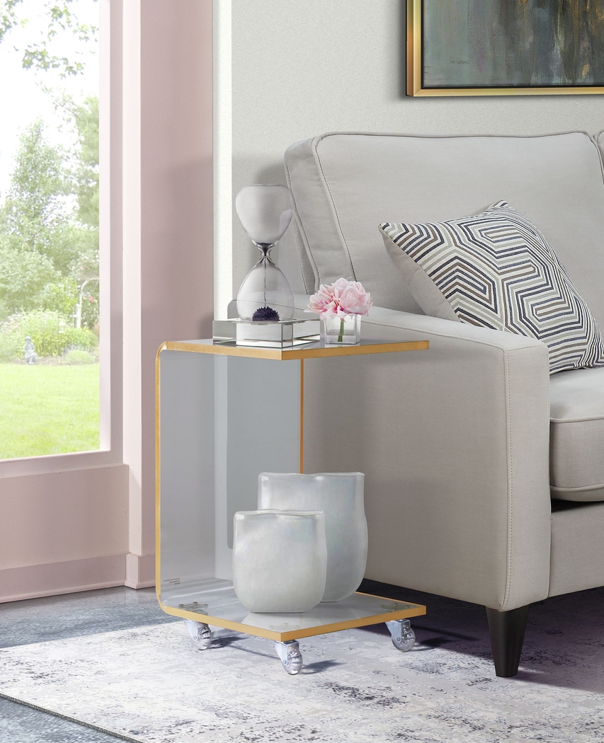 Hemperly Gold Accent Table - Thumbnail - Image 6