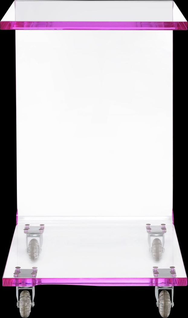 Hemperly Pink Accent Table - Thumbnail - Image 2