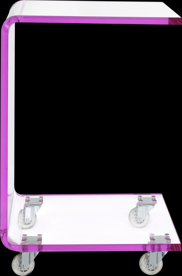 Hemperly Pink Accent Table - Thumbnail - Image 3