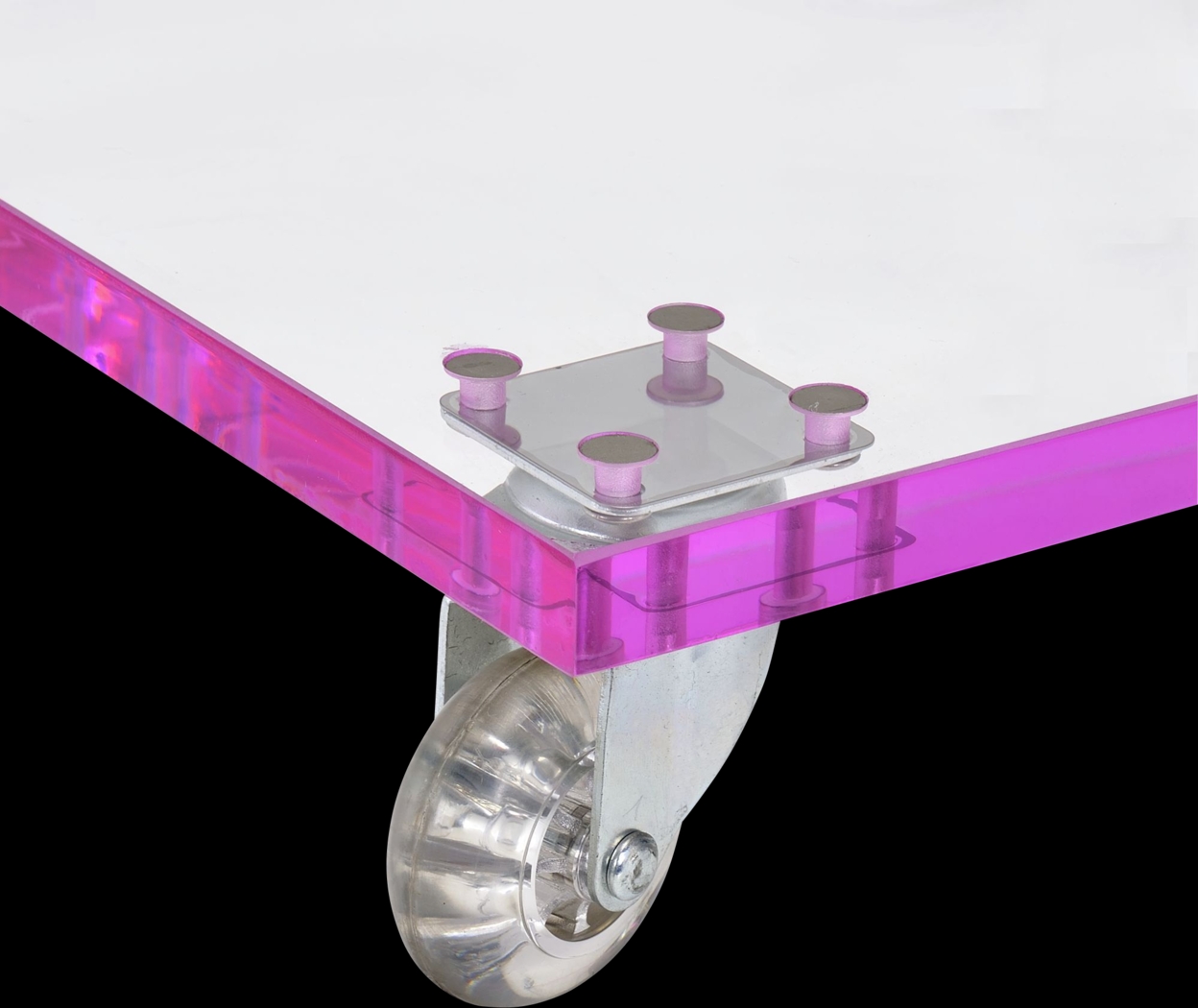 Hemperly Pink Accent Table - Thumbnail - Image 5