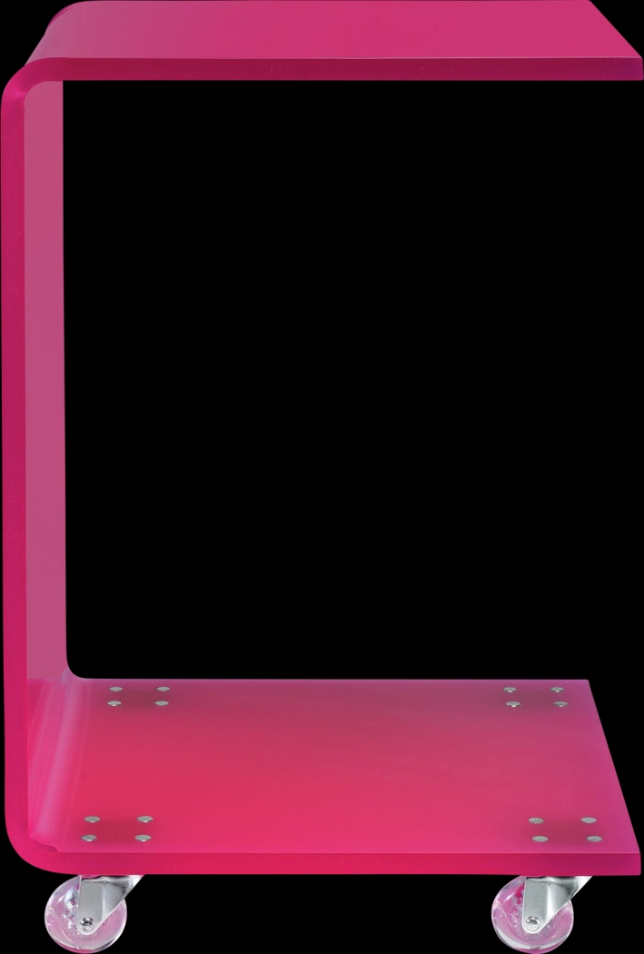 Hemperly Red Accent Table - Thumbnail - Image 3