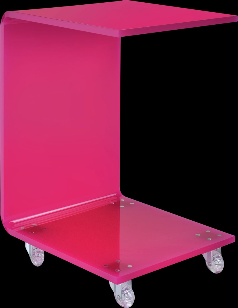 Hemperly Red Accent Table - Thumbnail - Image 1