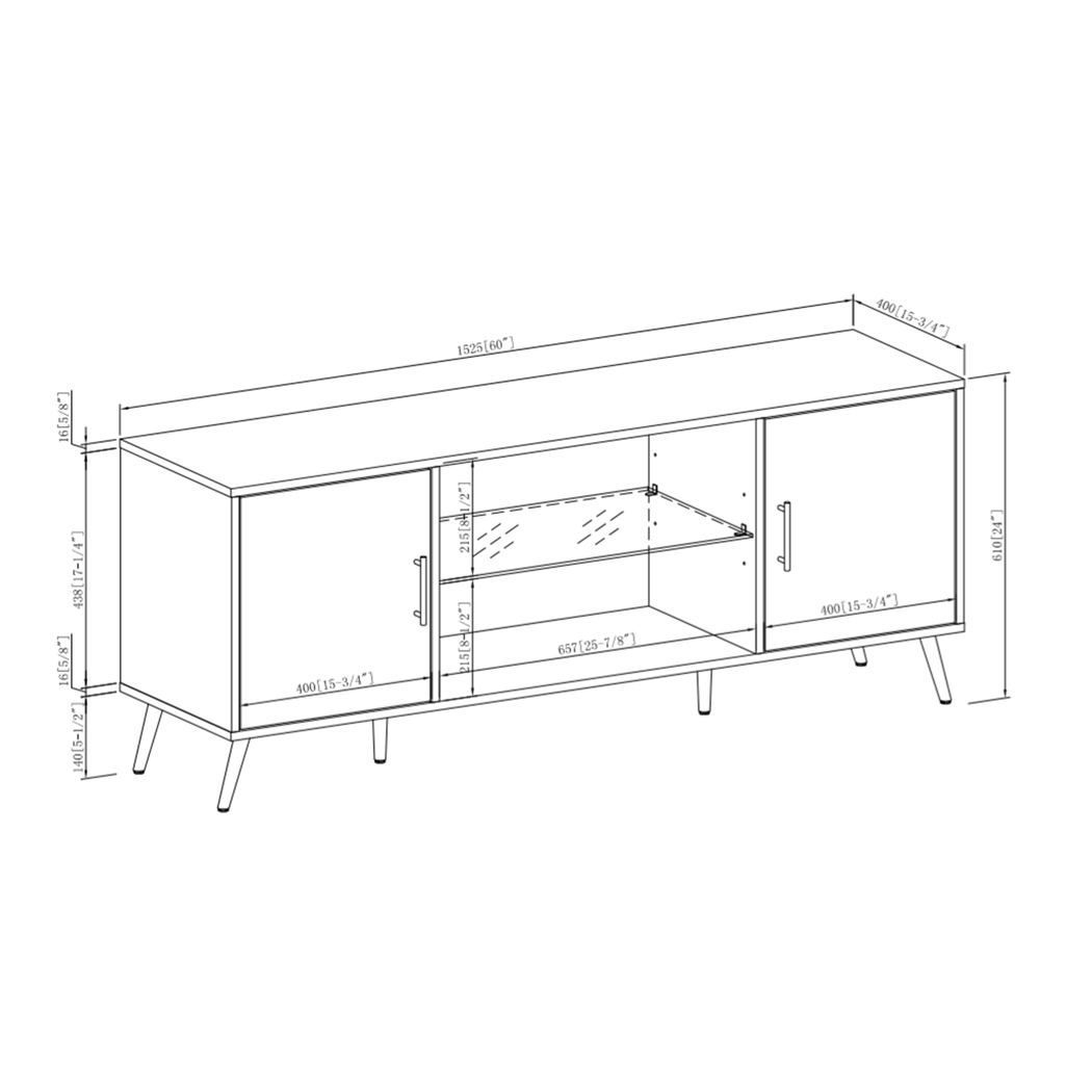 Hemwick Brown 60 in. Console - Thumbnail - Image 5