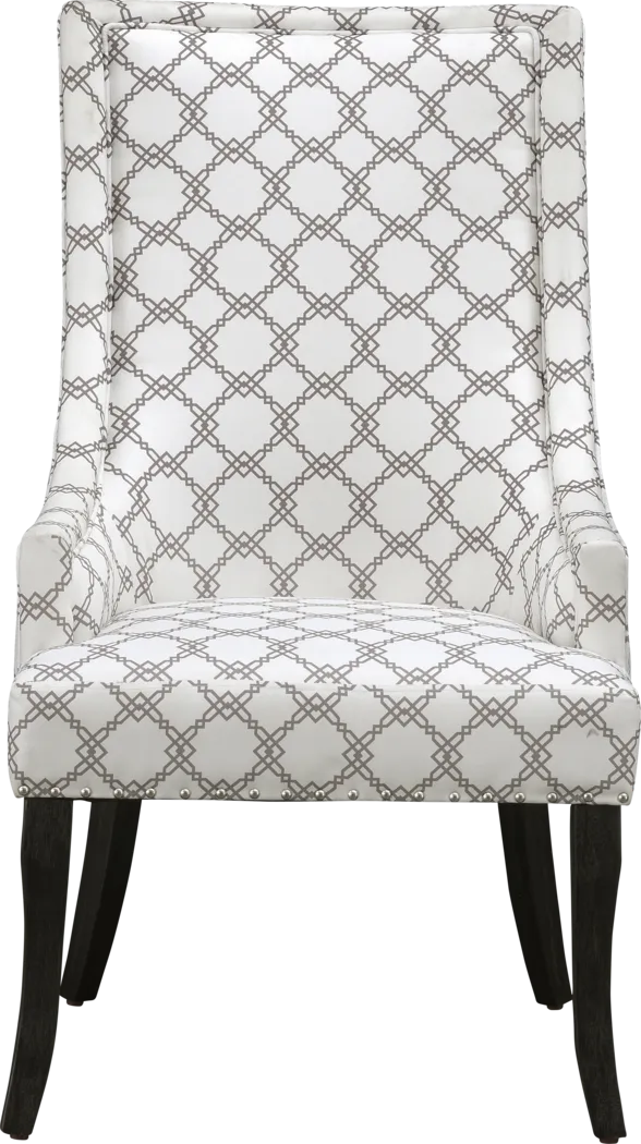 Henagen White Accent Chair - Thumbnail - Image 2