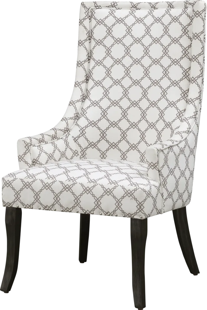 Henagen White Accent Chair - Thumbnail - Image 1