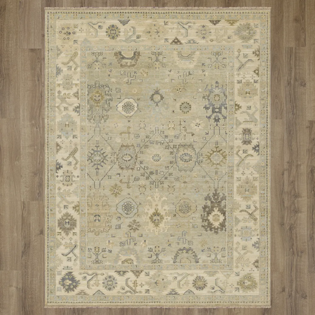 Henham Silver 6' x 9' Rug - Thumbnail - Image 8